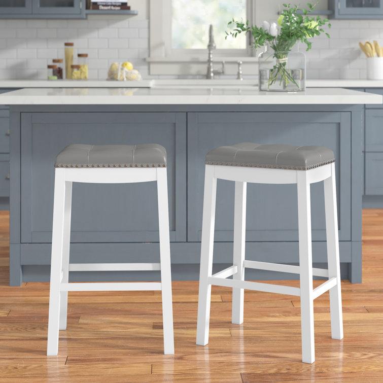 White counter online chairs